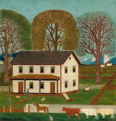 Bauernhaus im Mahantango-Tal